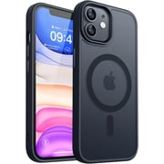 Entronix Phone Case Compatible with Magsafe for Apple iPhone 11 Magnetic Case, Heavy Duty Slim Dual Layer Shockproof Magnetic Case for Apple iPhone 11, Black